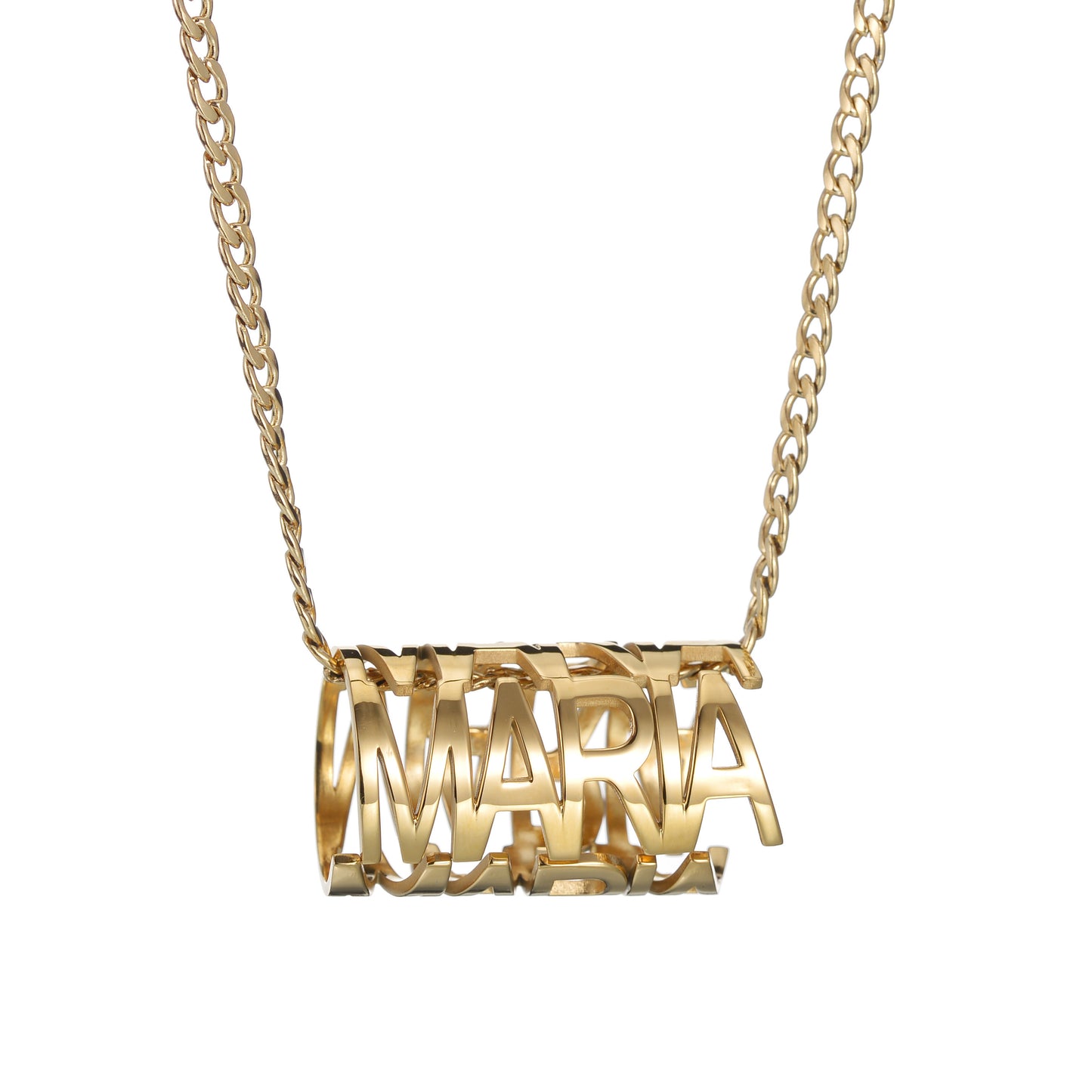 Sphere Name Necklace
