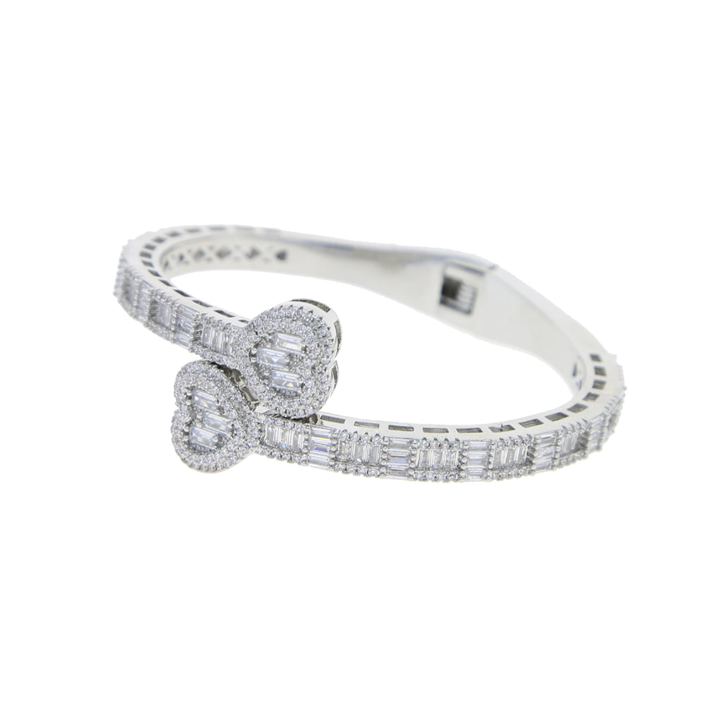 Baguette Heart Bracelet/ Ring Set