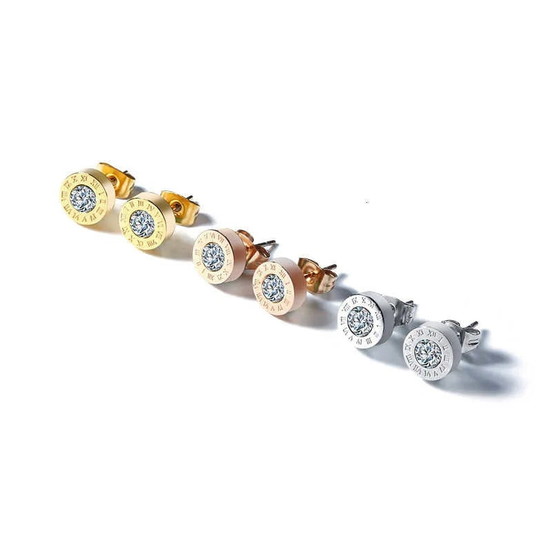 Rhinestone Roman Studs