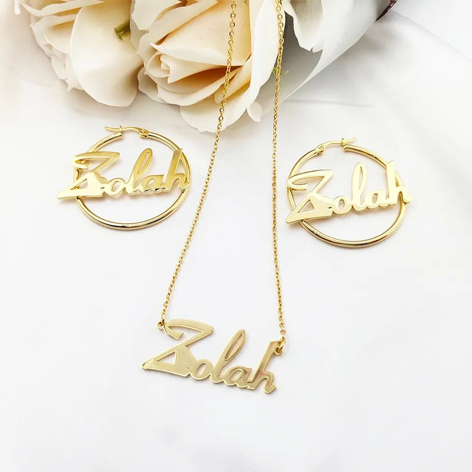 Custom Heart Name Set