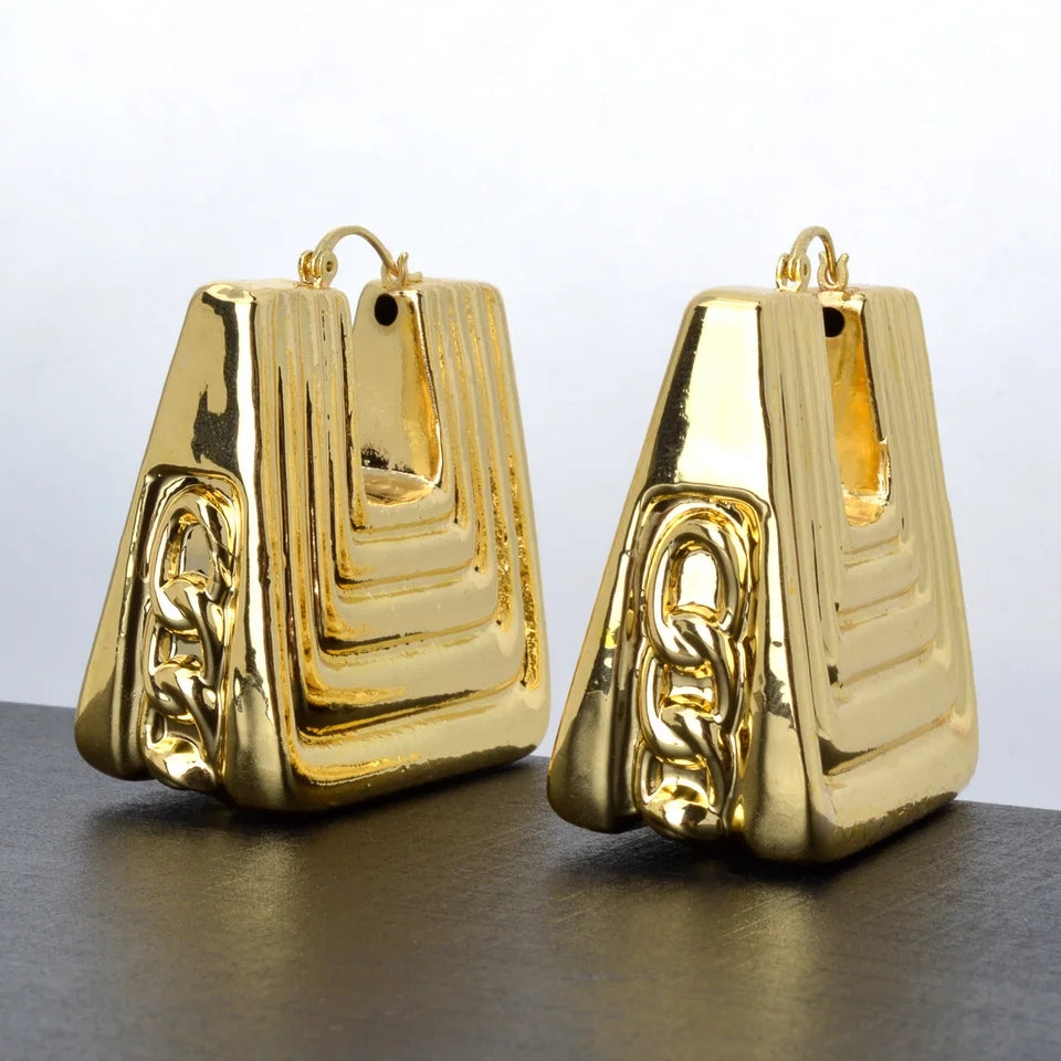 Chunky Square Earrings