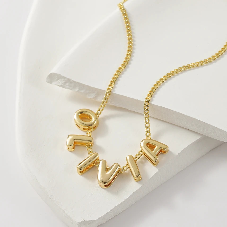 Custom Mini Bubble Name Chain