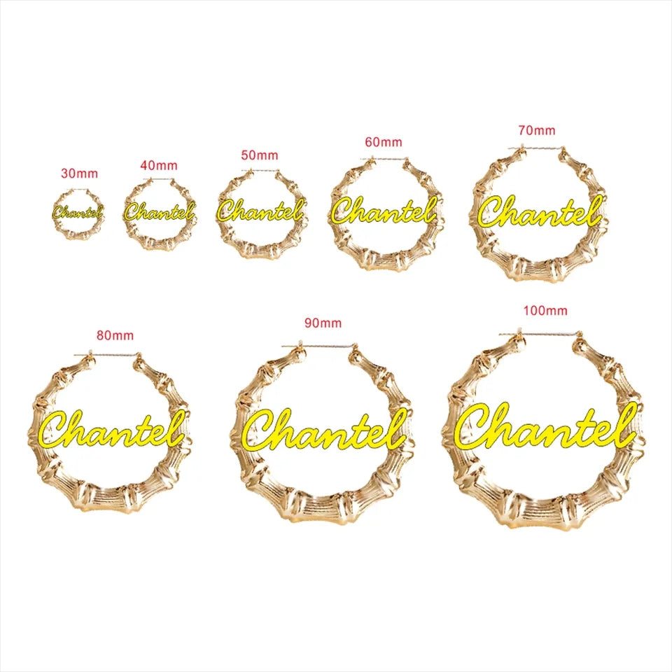 Cursive Name Hoops