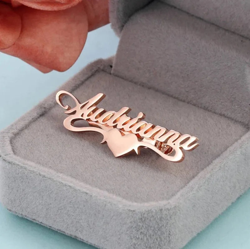 Custom Name Brooch