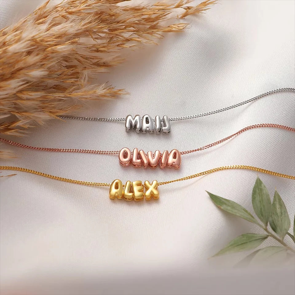 Custom Mini Bubble Name Chain