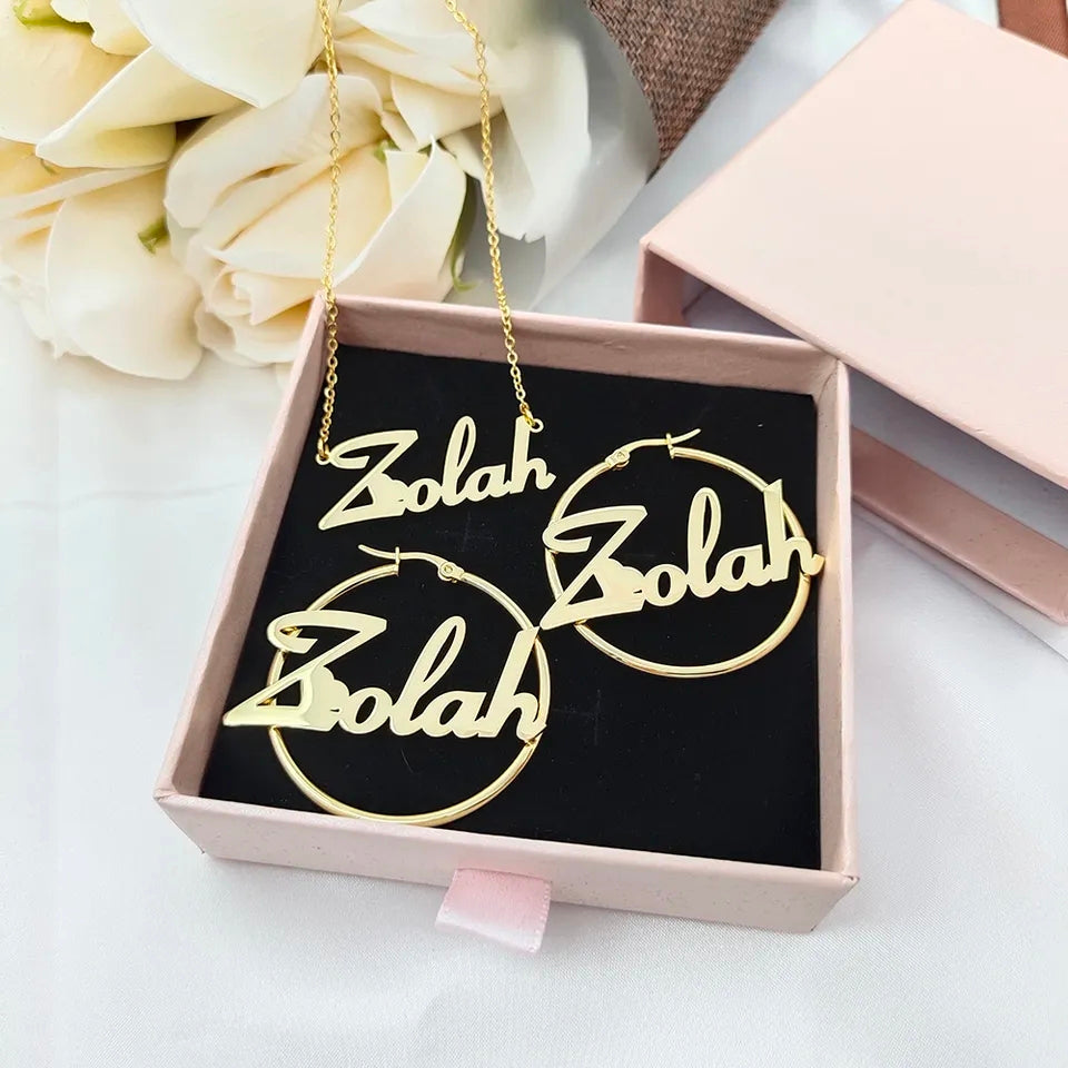 Custom Heart Name Set