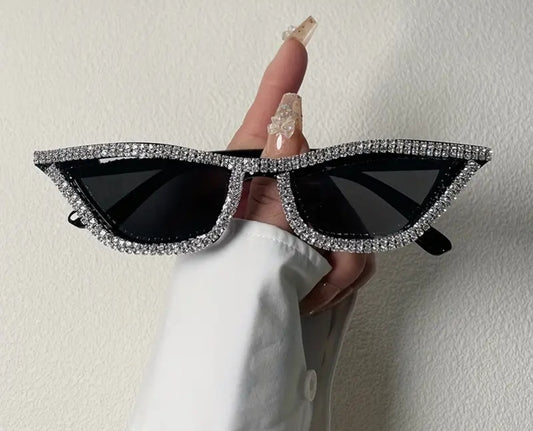 Rhinestone Cat Eye Sunnies