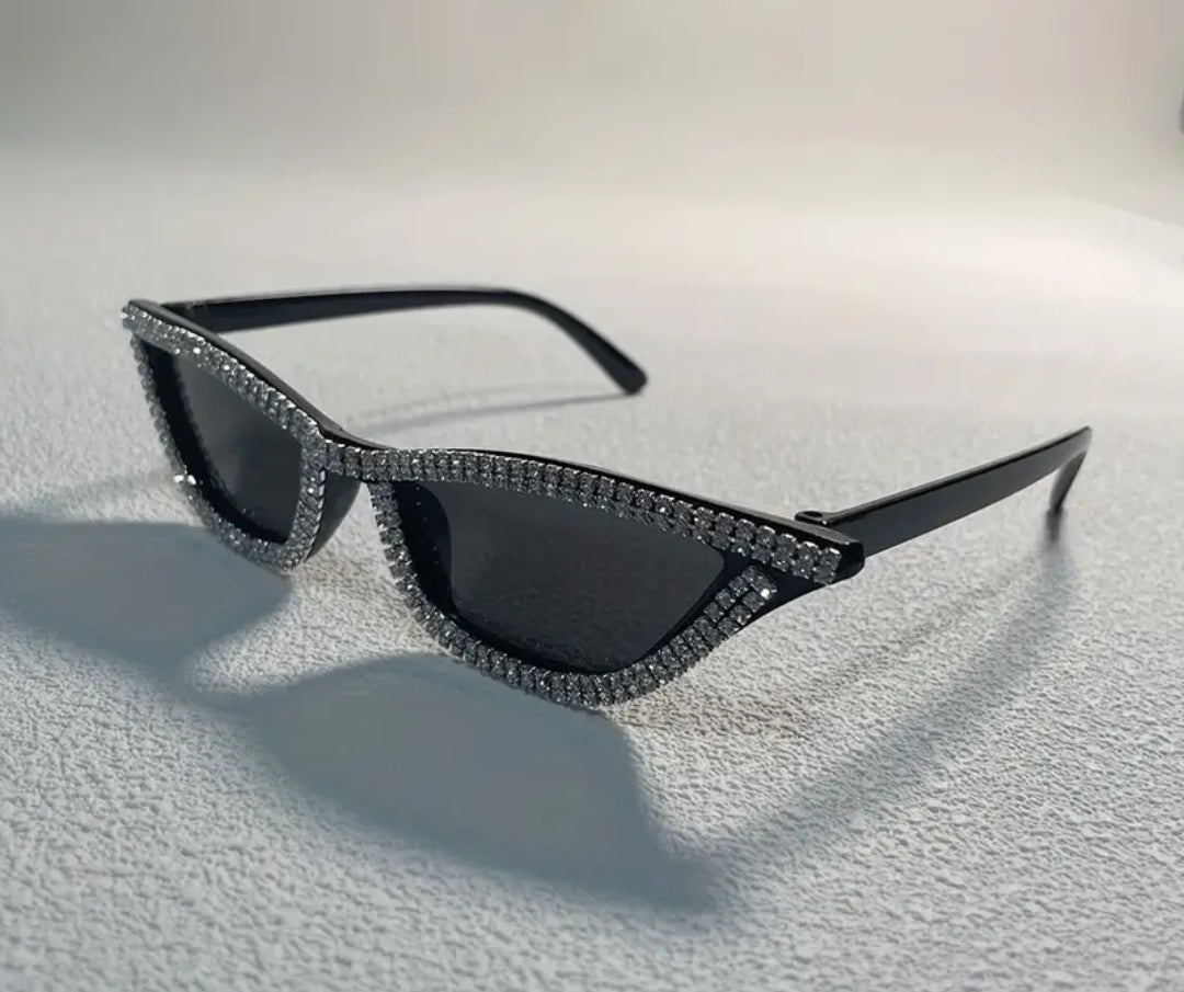 Rhinestone Cat Eye Sunnies