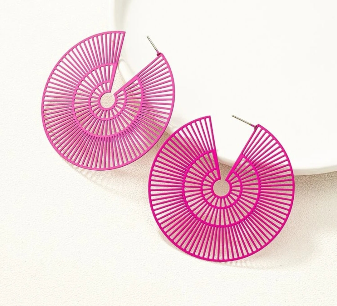 Circle 2 Decor Statement Earrings