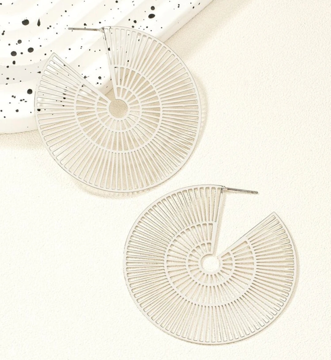 Circle 2 Decor Statement Earrings