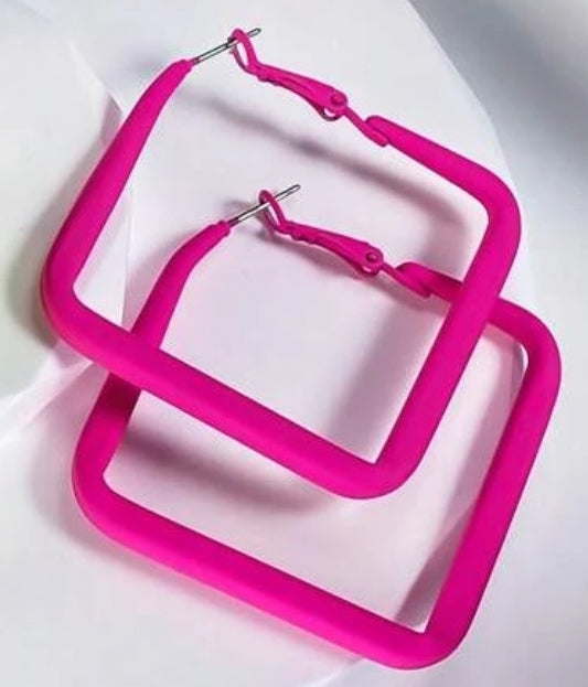 Square Summer Hoops
