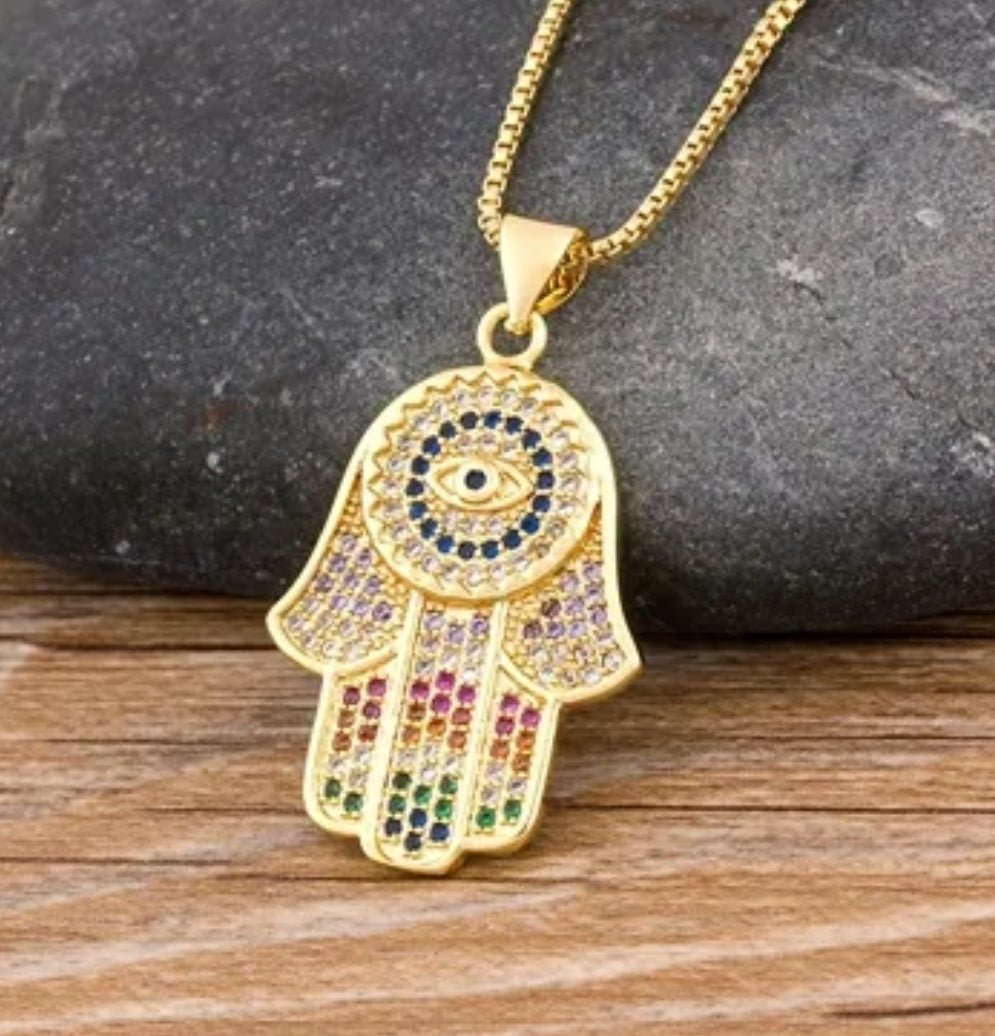 Hamsa Necklace