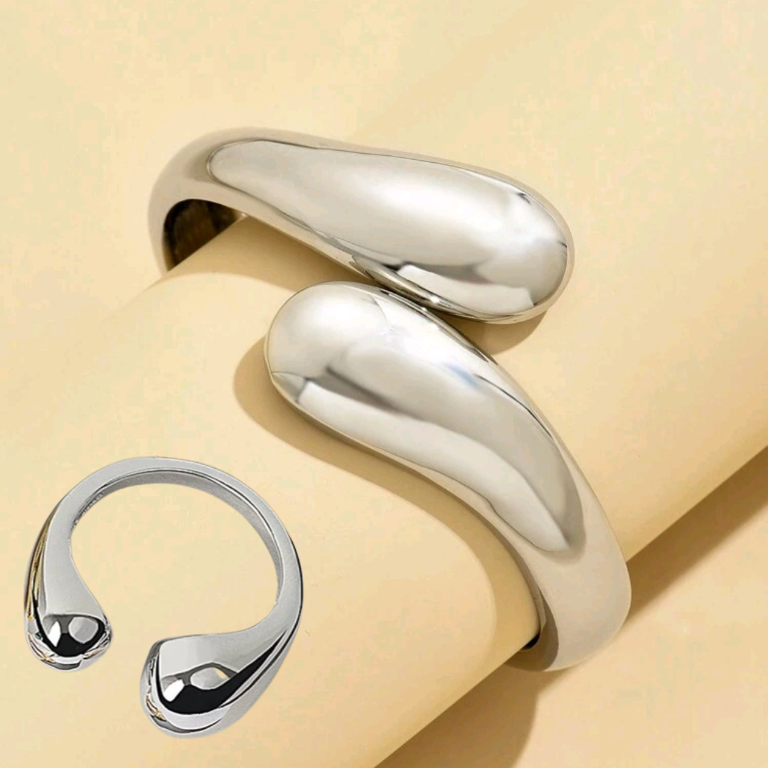 "Kavia" Bracelet and Ring Set