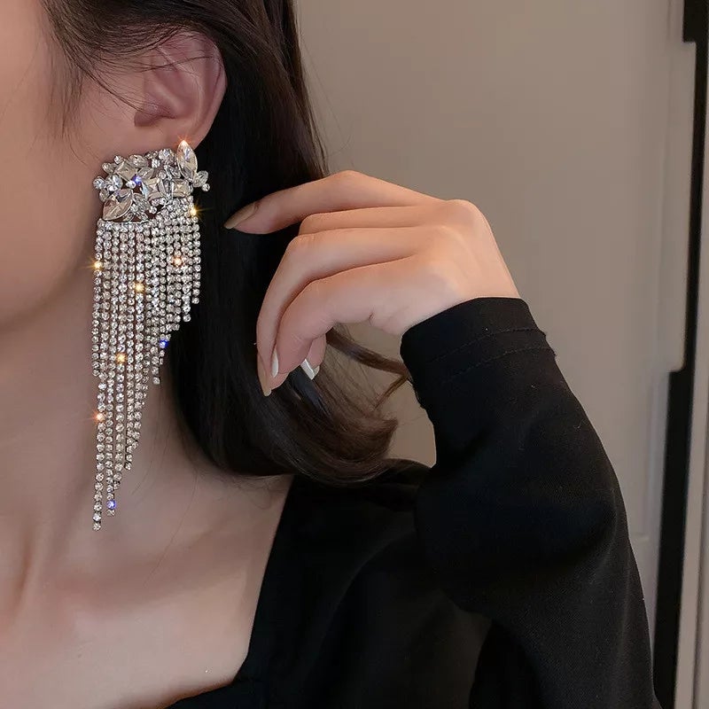 "Pretty Lady" Rhinestone Earrings