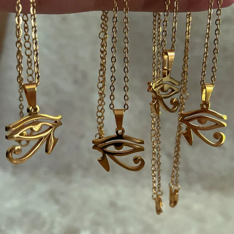 Pharaoh Eye Egyptian Necklace