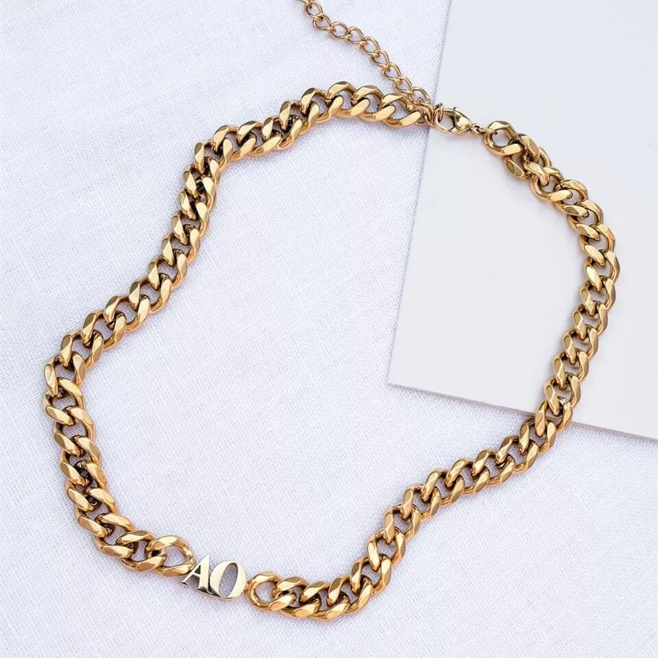 Custom Initial Name Necklace