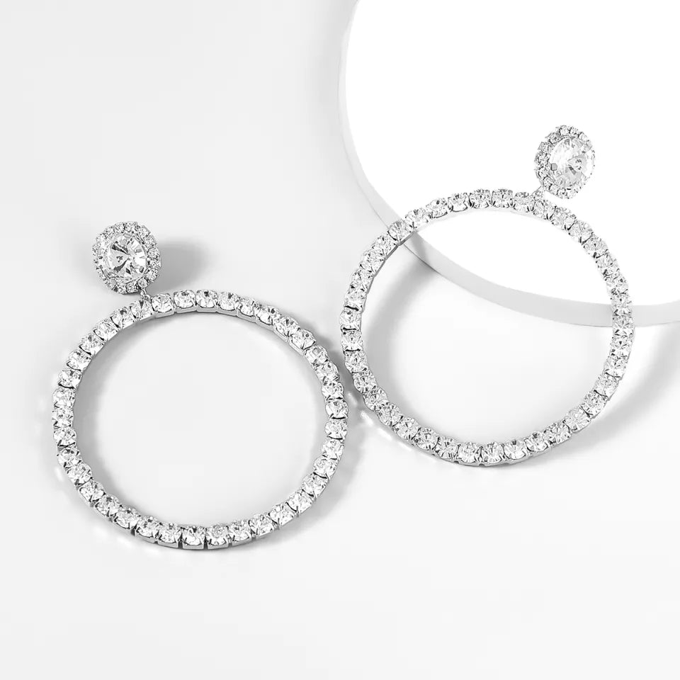 "Allia" Rhinestone Earrings