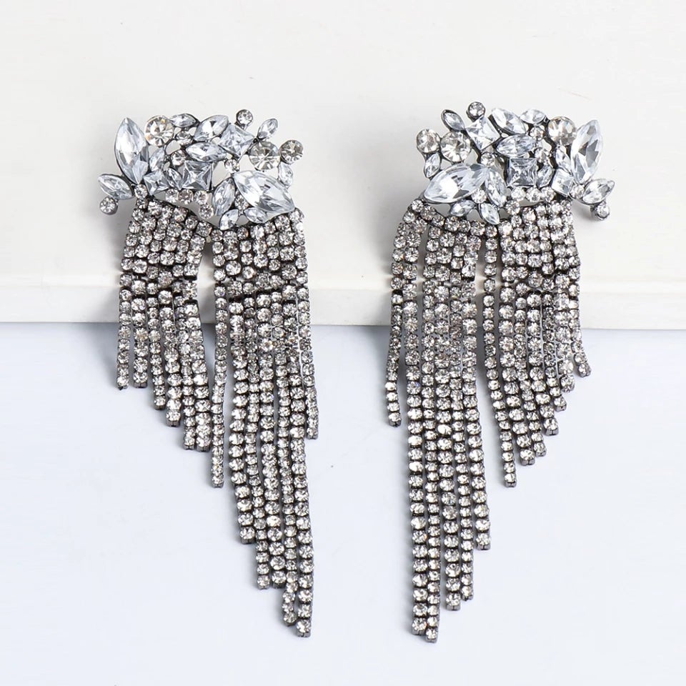 "Pretty Lady" Rhinestone Earrings