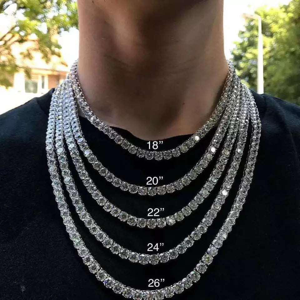 Rhinestone Tennis Necklace