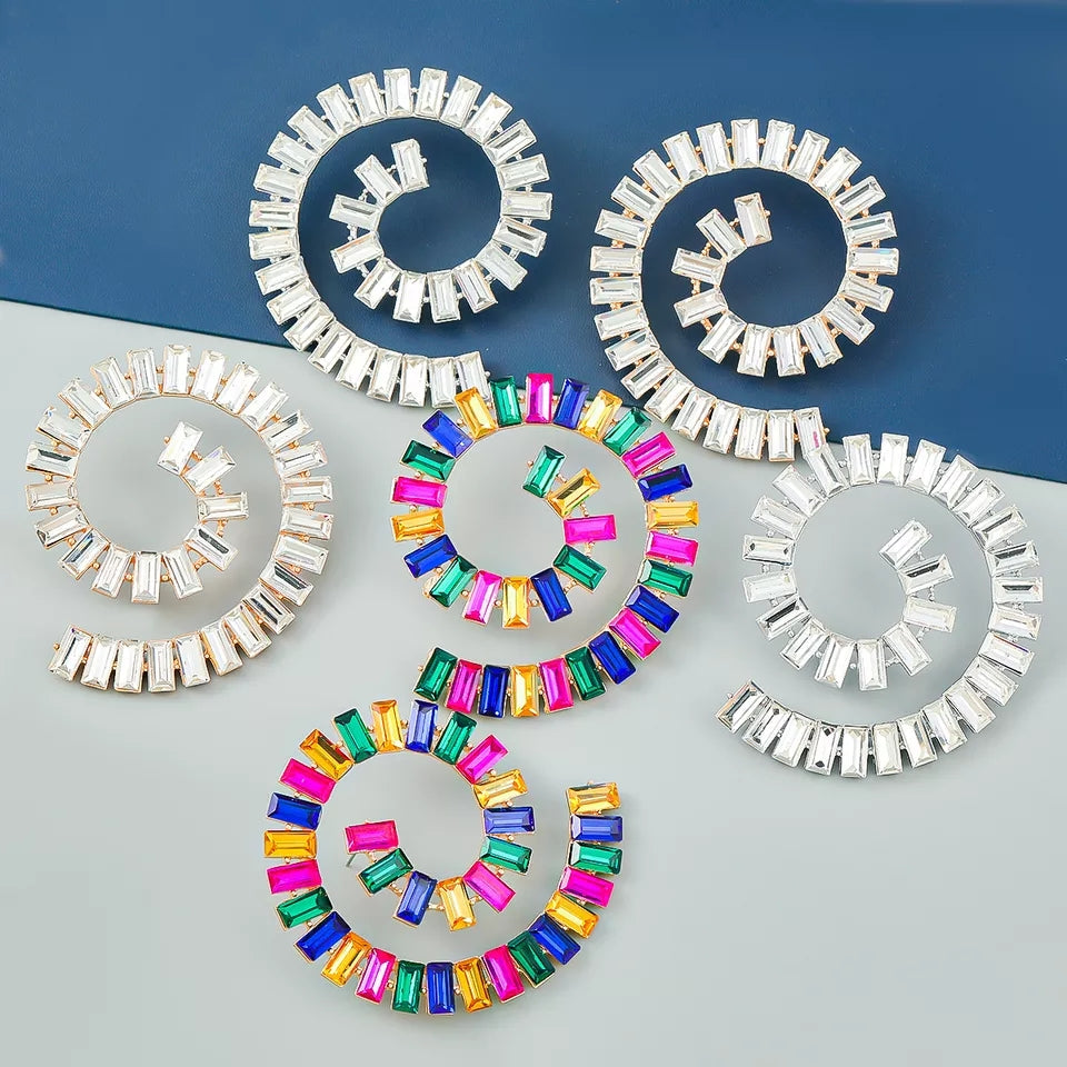 Carousel Rhinestone Earrings