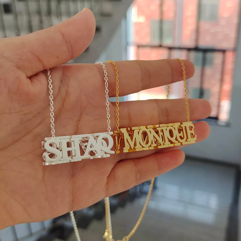 Custom 3D Name Necklace