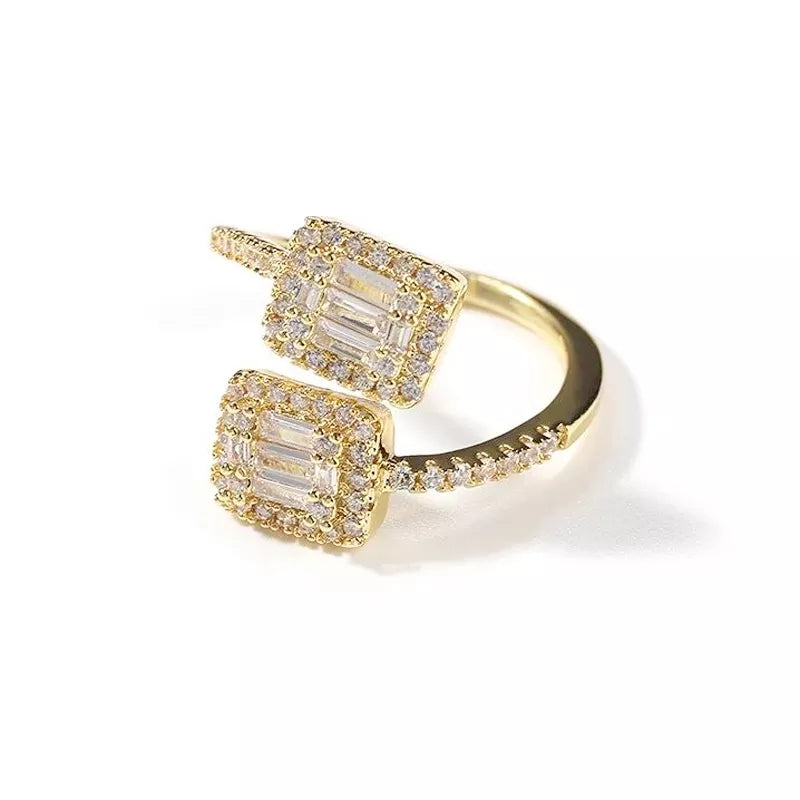 Baguette Square Ring