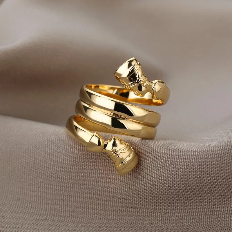 Nefertiti Swirl Ring
