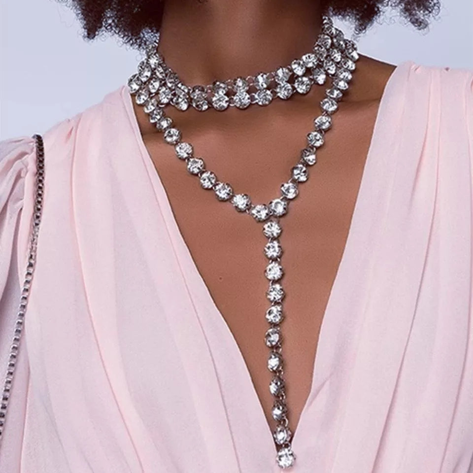 "Gauty" Rhinestone Necklace