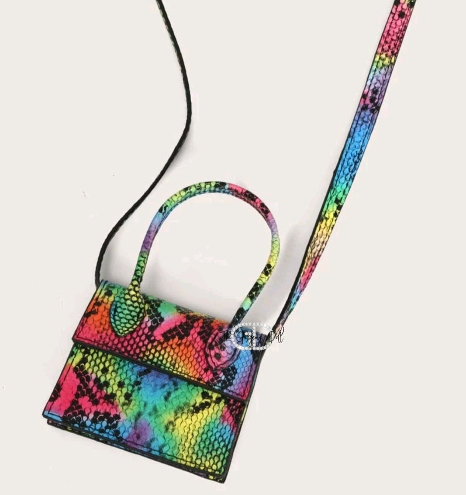 Rainbow Snake "Super" Mini Purse