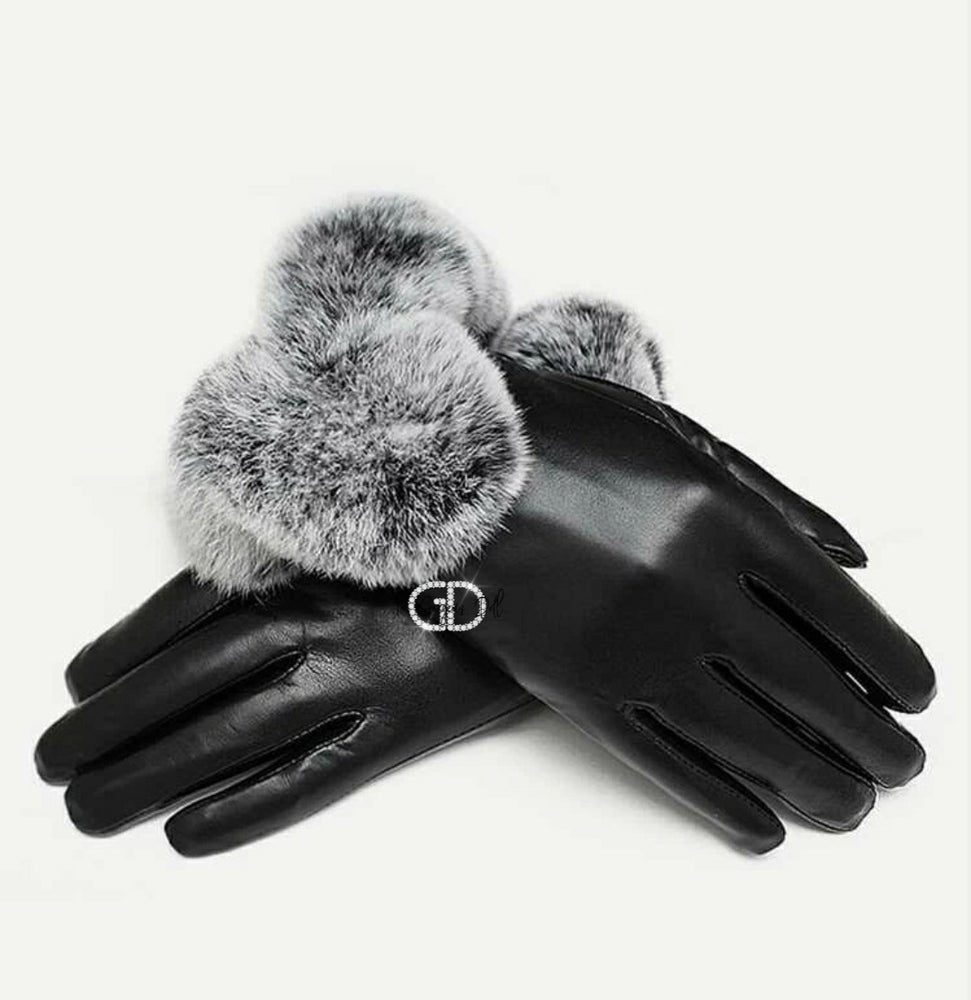 Faux Fur Gloves