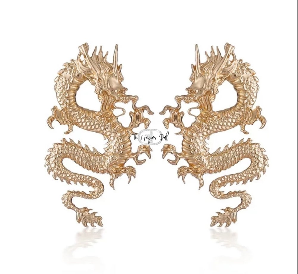 "Unleash The Dragon" Earrings