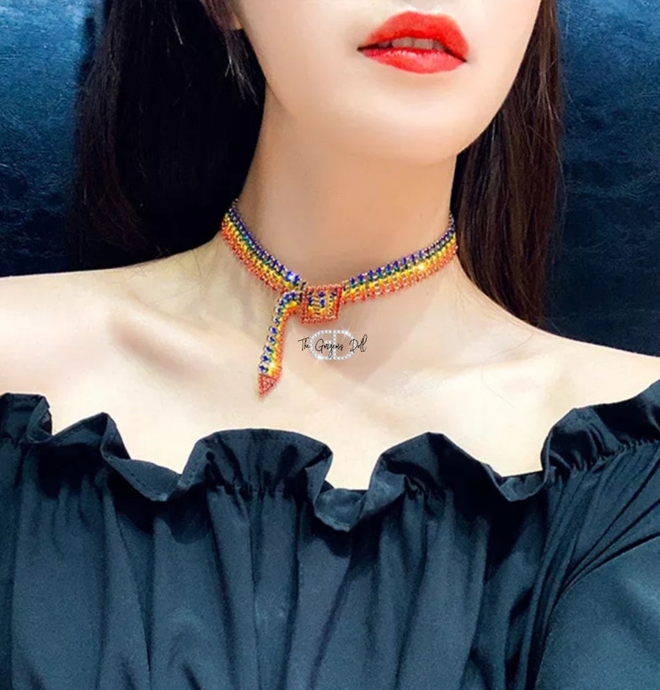 "Milan" Rhinestone Necklace