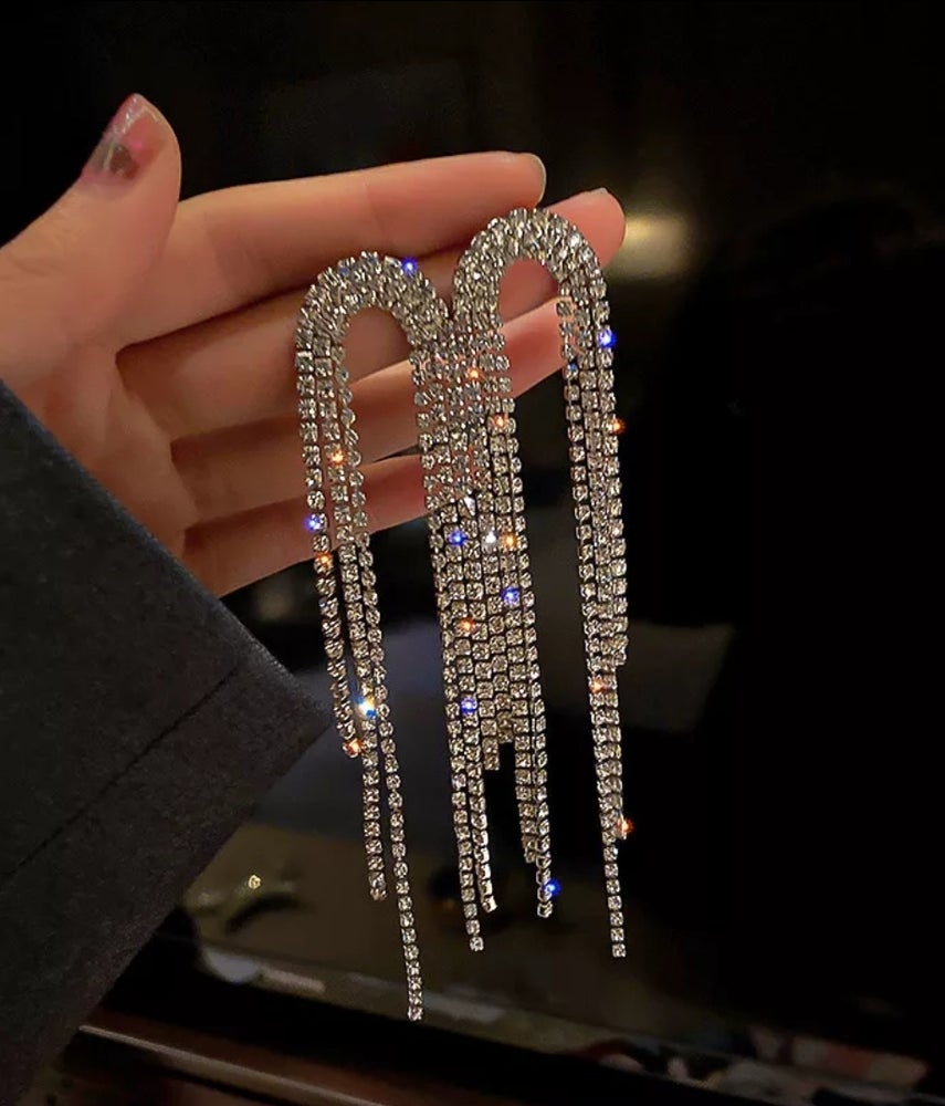 "Stacie" Rhinestone Earrings