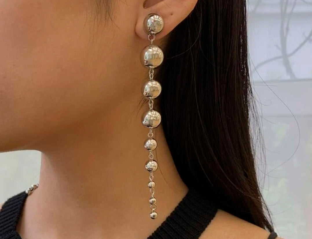 Leslie Ball Drop Earrings