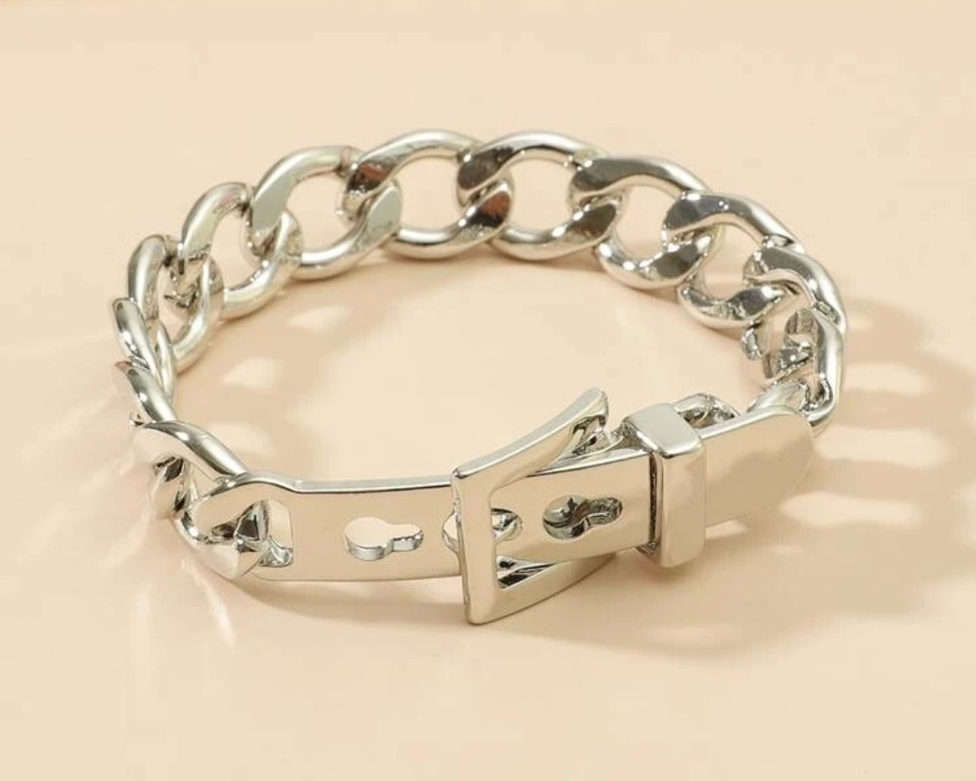 Chain Belt Buckle Bracelet