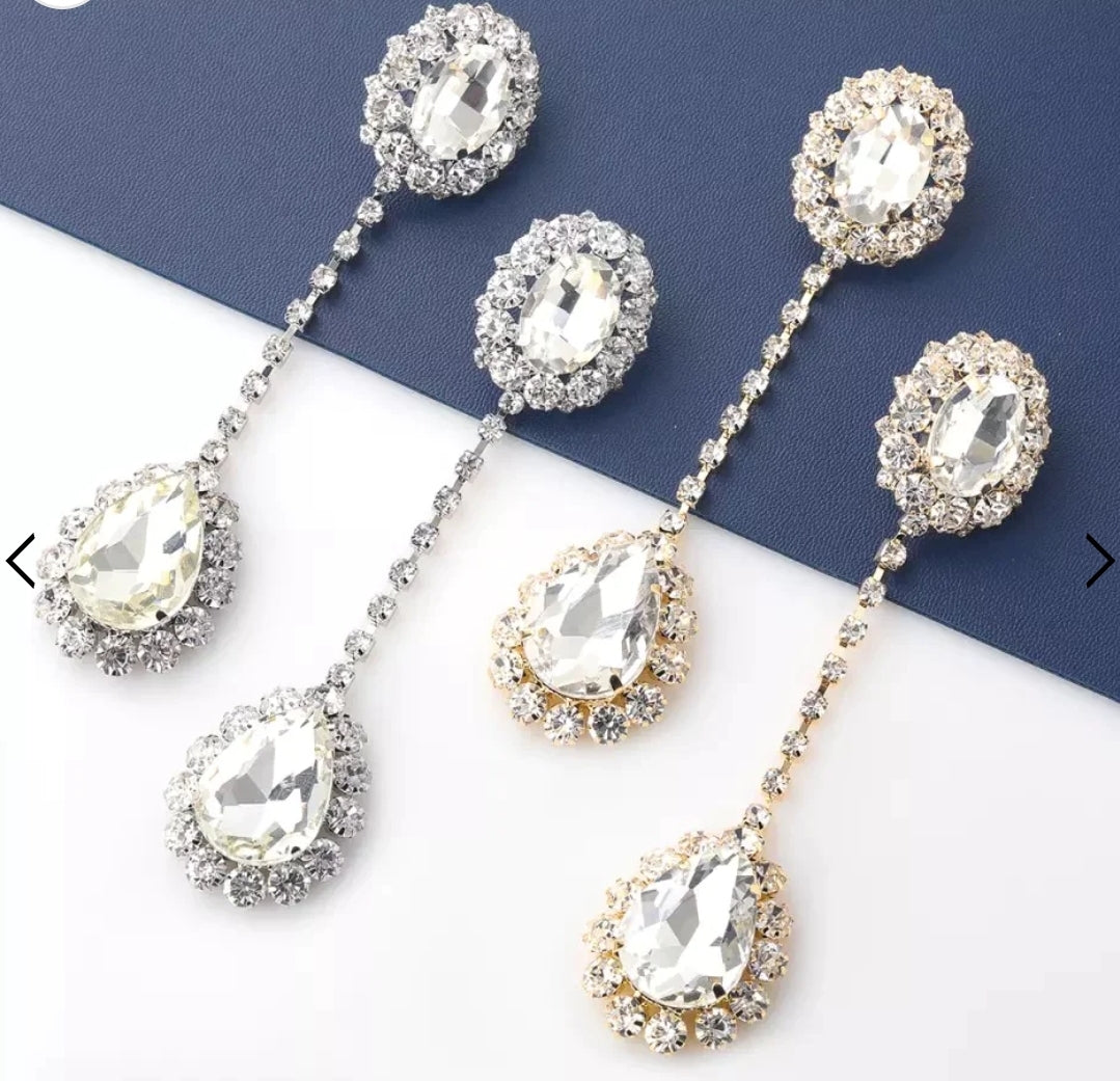 "Headturner" Rhinestone Earrings