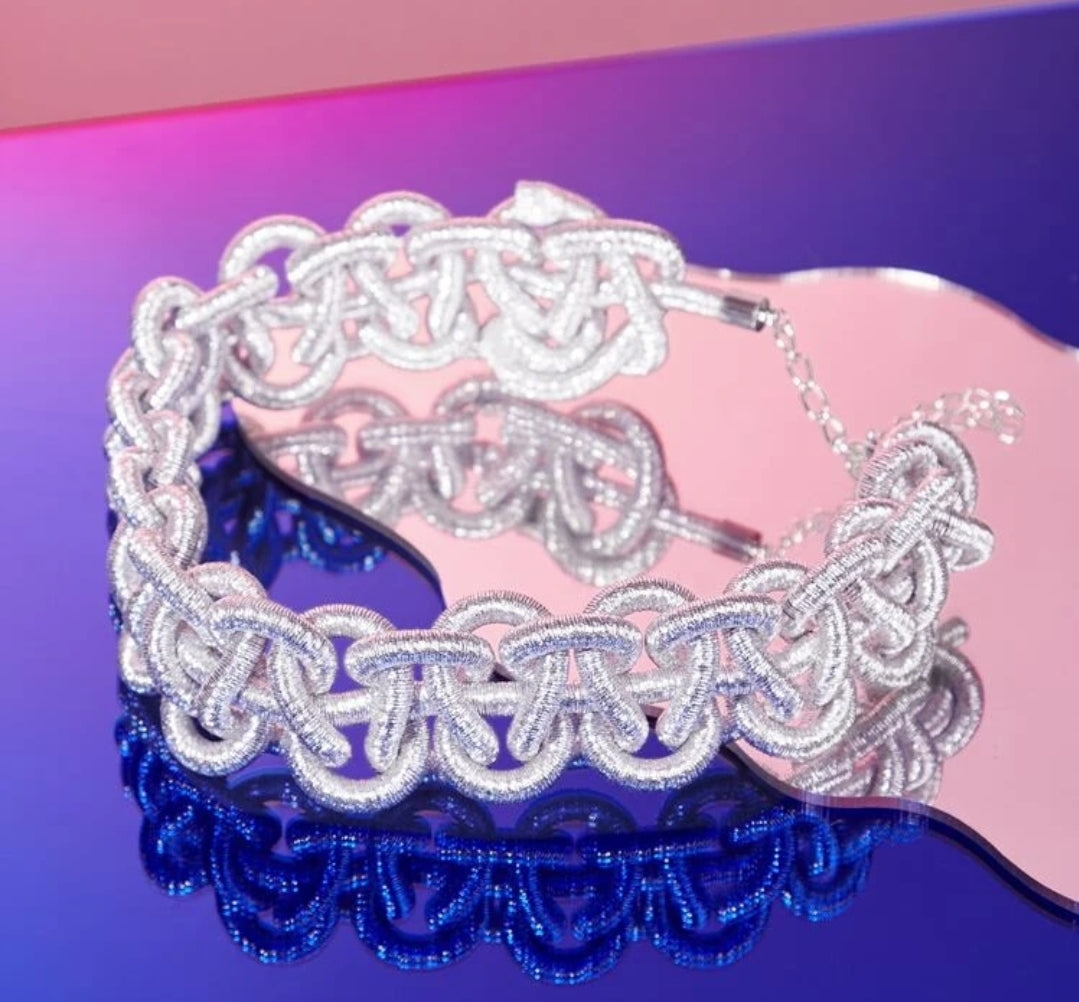 Material Rope Statement Necklace