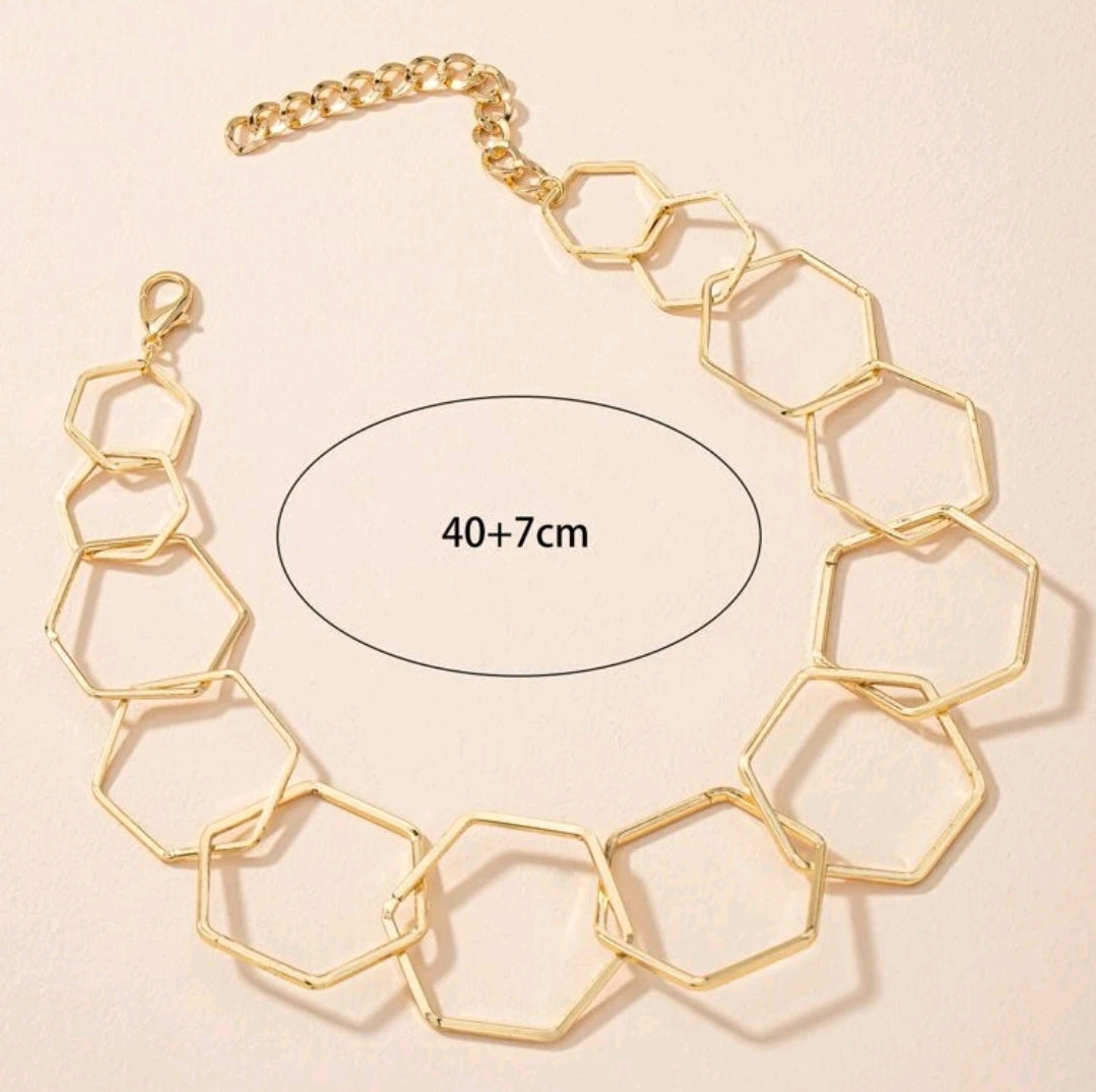 Geometric Statement Necklace