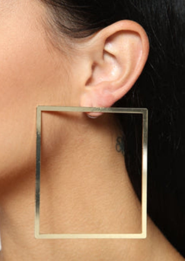 Square Statement Earrings