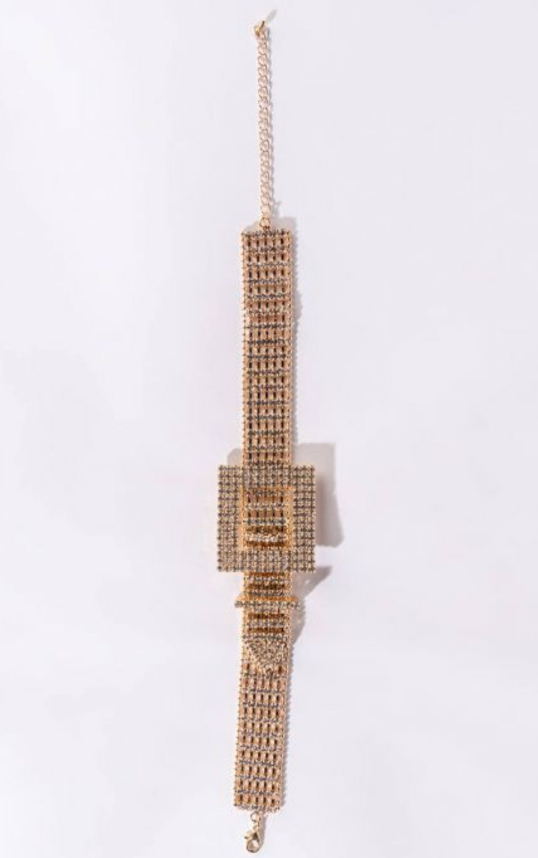 Crystal Buckle Statement Choker