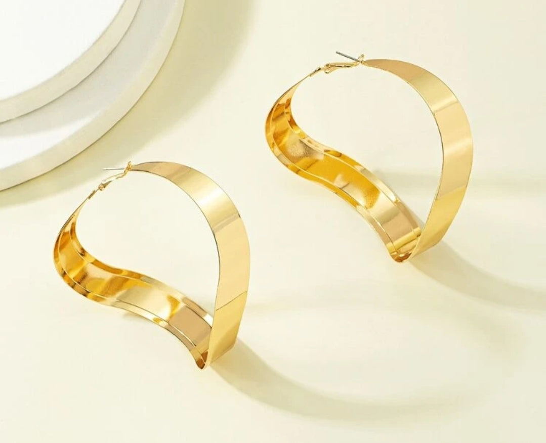 "Got Me Twisted" Hoop Earrings