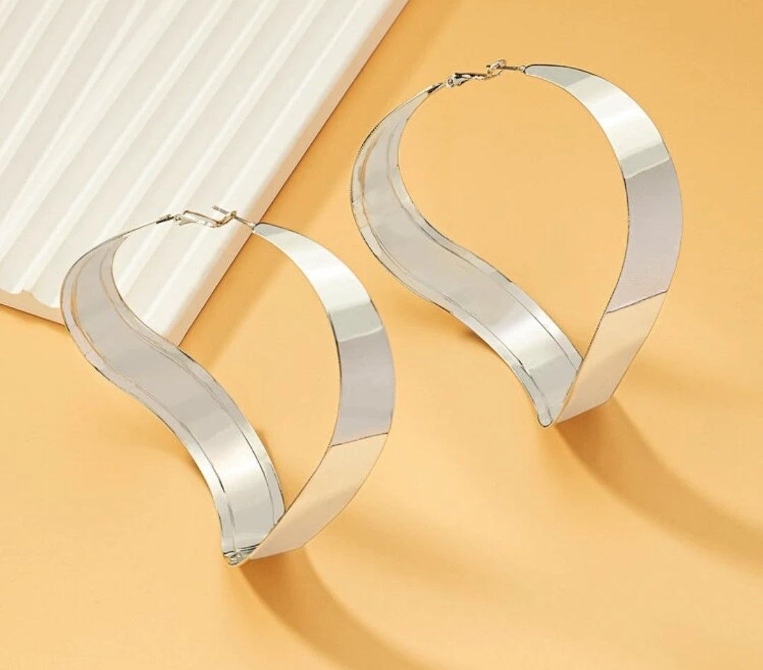 "Got Me Twisted" Hoop Earrings