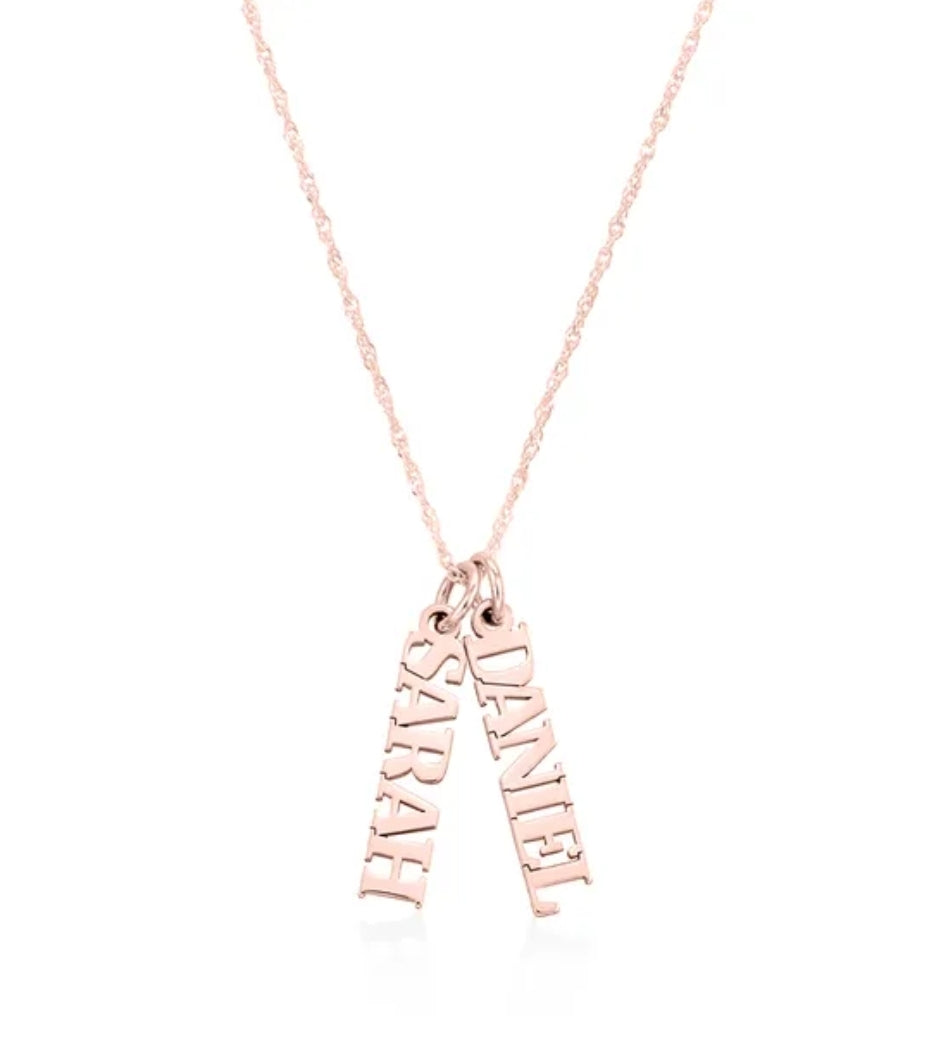 Custom Multi Name Necklace