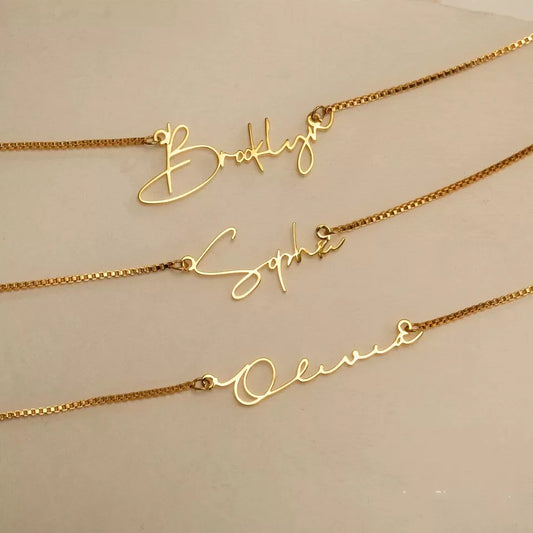 Custom Name Necklace or Bracelet