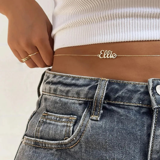 Custom Name Waist Chain