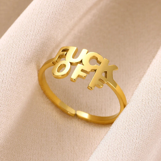 F*CK OFF Ring
