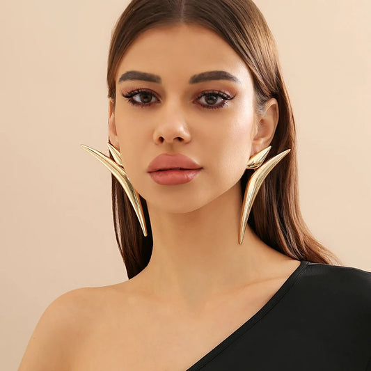 Shark Fin Statement Earrings