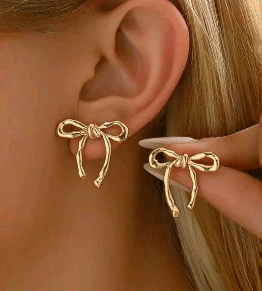 Dainty Bow Studs