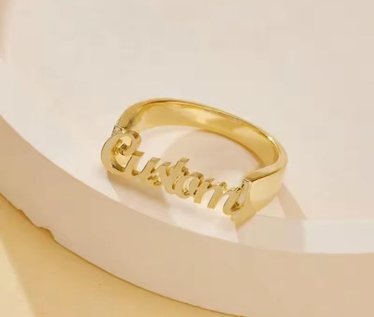 Custom Name Ring