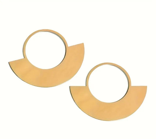 Sanggi Oval Earrings